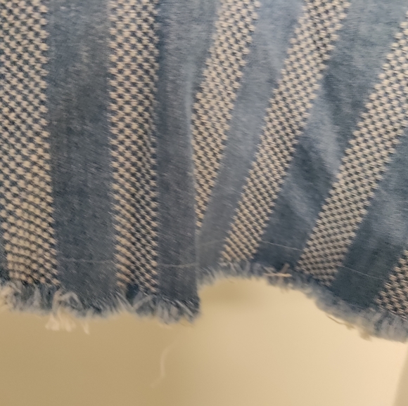 🆕Umgee | Striped Denim Dress Size Medium - Picture 12 of 16